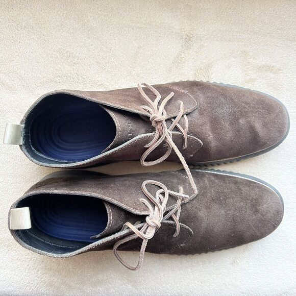 Cole Haan Zerogrand C28112 Dark Brown Suede Lace Up Casual Chukka Boot Men’s 13 - Picture 8 of 16